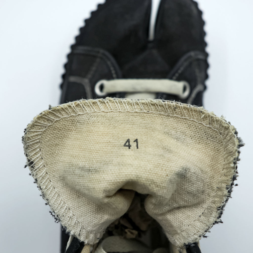 Maison Margiela Tabi Canvas High Hi-Sneakers US8 Canvas Black