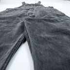 Levi's ユーズド加工 ブラックデニム オーバーオール サロペット M グレー 79107-0006