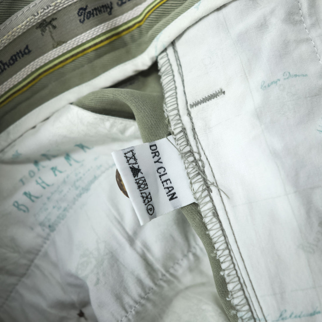 TOMMY BAHAMA 90年代 ヴィンテージ 2タック ワイド スラックス パンツ L ベージュ シルク RELAX FIT