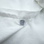 Ralph Lauren 90s Oxford button-down shirt, size L, white, black, with small pony embroidery.
