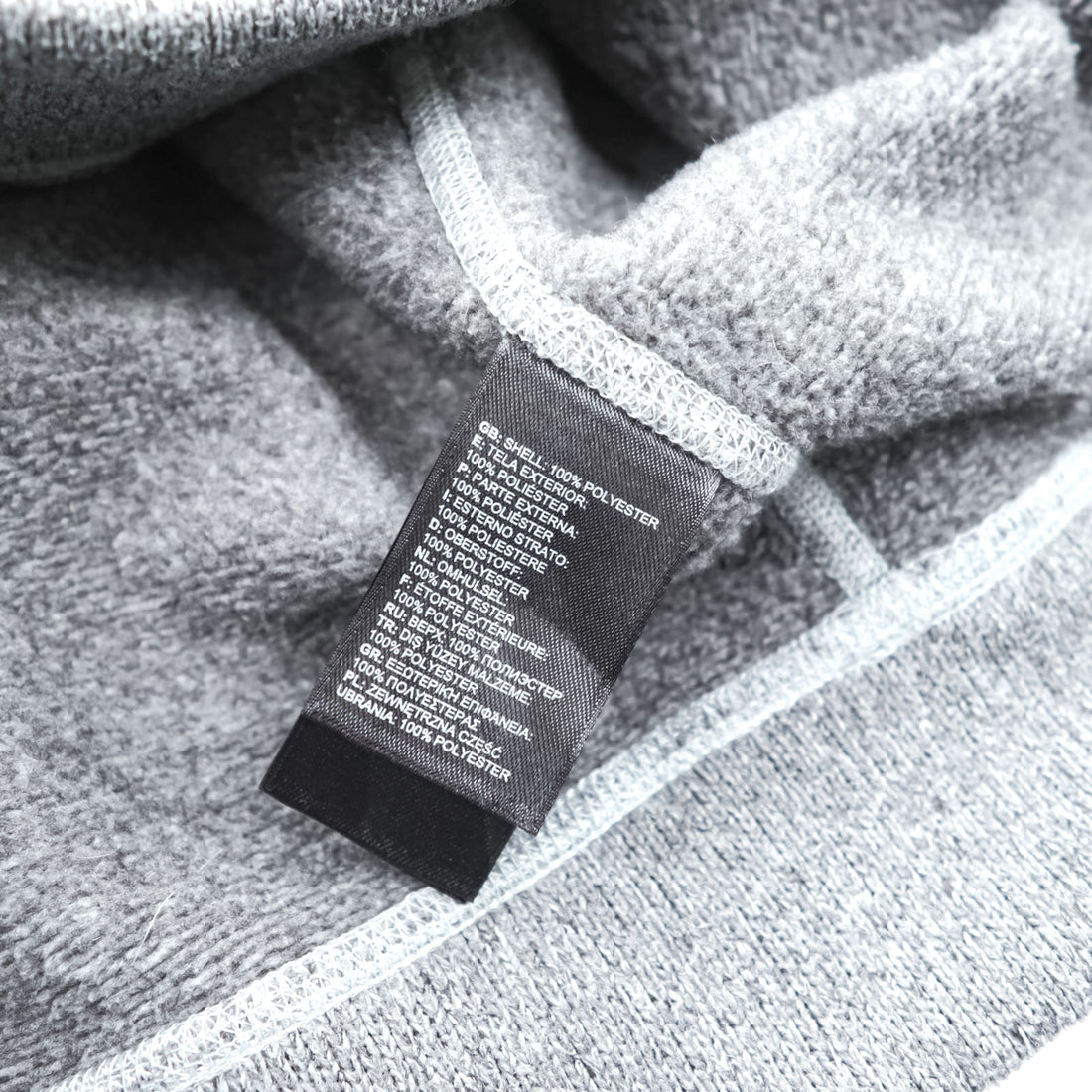 The North Face Crewneck Sweatshirt Grey L Embroidered Logo V-Stitch Pullover