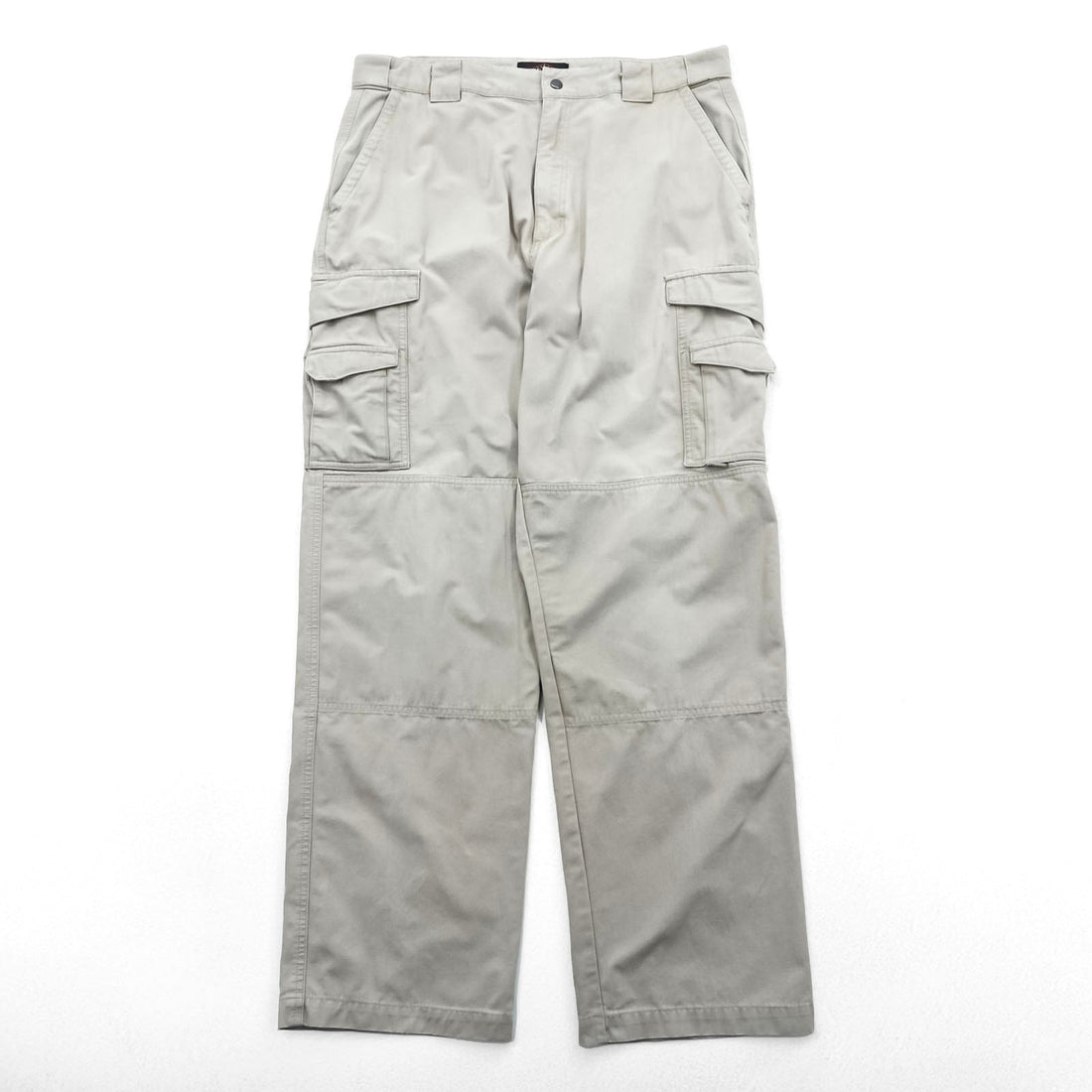 TRU-SPEC Double Knee Tactical Cargo Pants L Beige Military Cotton