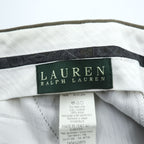 LAUREN RALPH LAUREN 90年代 カナダ製 2タック スラックス パンツ L ブラウン ウール