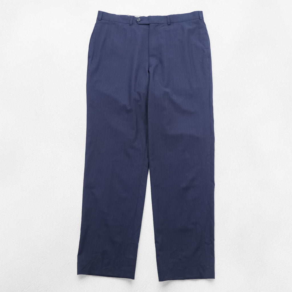 Brooks Brothers スラックス パンツ L ストライプ ネイビー REGENT BROOKS COOL