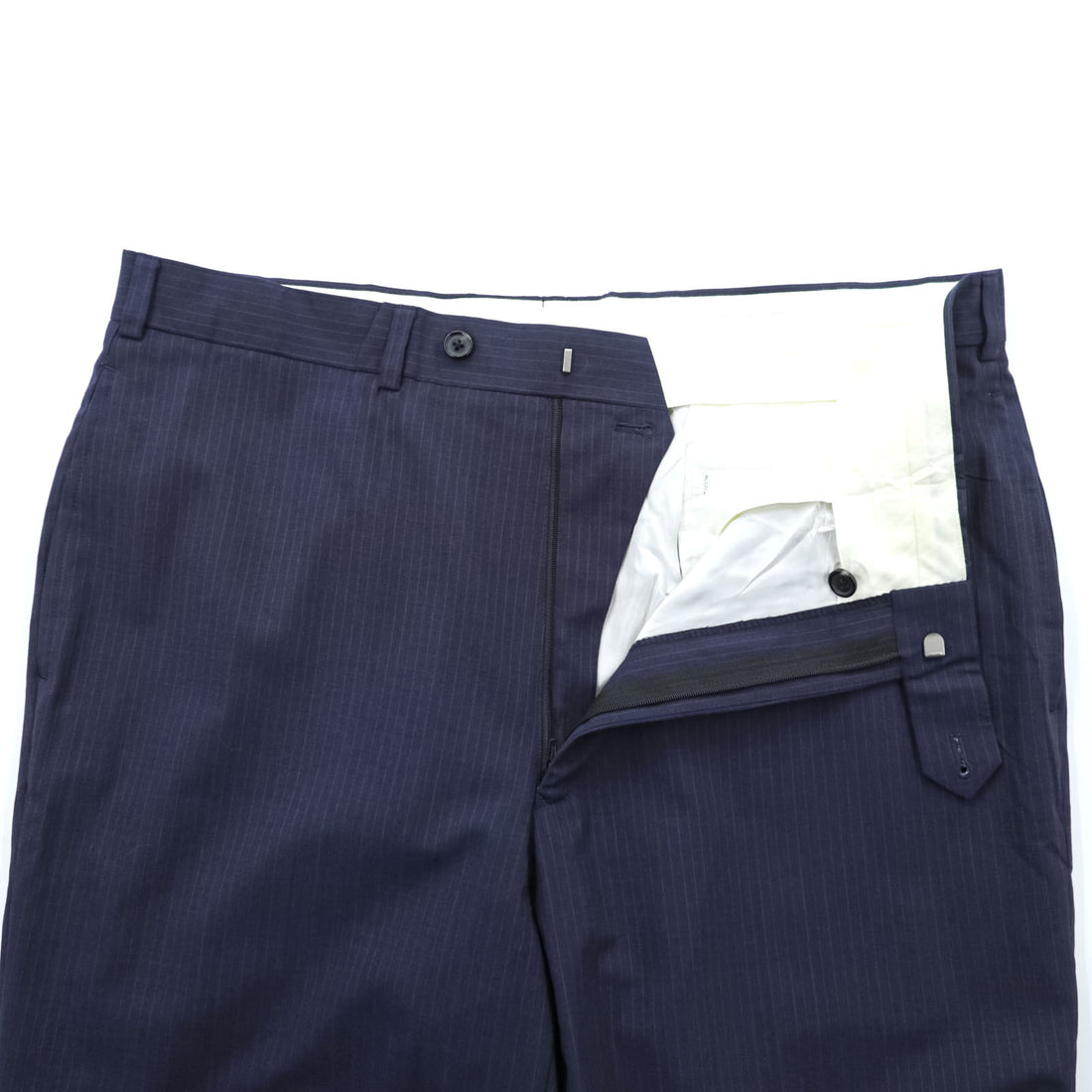 Brooks Brothers スラックス パンツ L ストライプ ネイビー REGENT BROOKS COOL