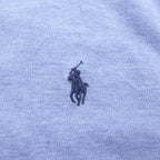 Ralph Lauren 鹿の子 ボタンダウンシャツ L ブルー FETHERWEIGHT MESH スモールポニー 刺繍 ロゴ
