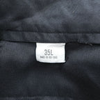 90年代 US NAVY サービストラウザー ドレスパンツ ワイド スラックス L ブラック ミリタリー NSN8405-01-151-1903
