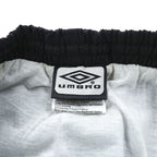 umbro トラックパンツ ジャージ XL ブラック サイドライン 裾ジップ ナイロン