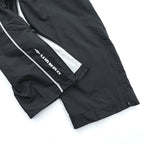 umbro トラックパンツ ジャージ XL ブラック サイドライン 裾ジップ ナイロン