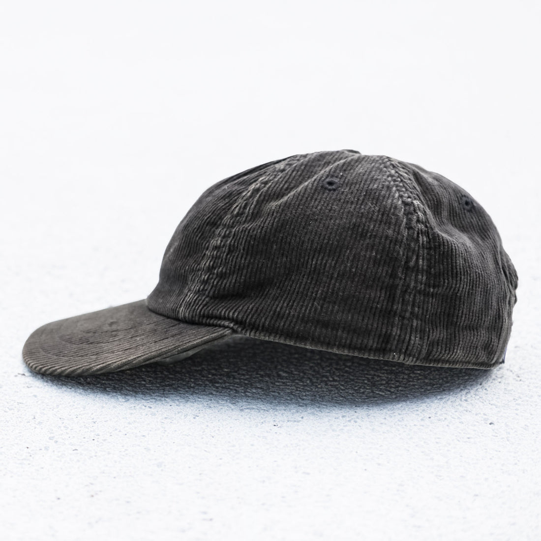 Patagonia Corduroy Cap with One-Point Logo, Gray, Snapback, 33535