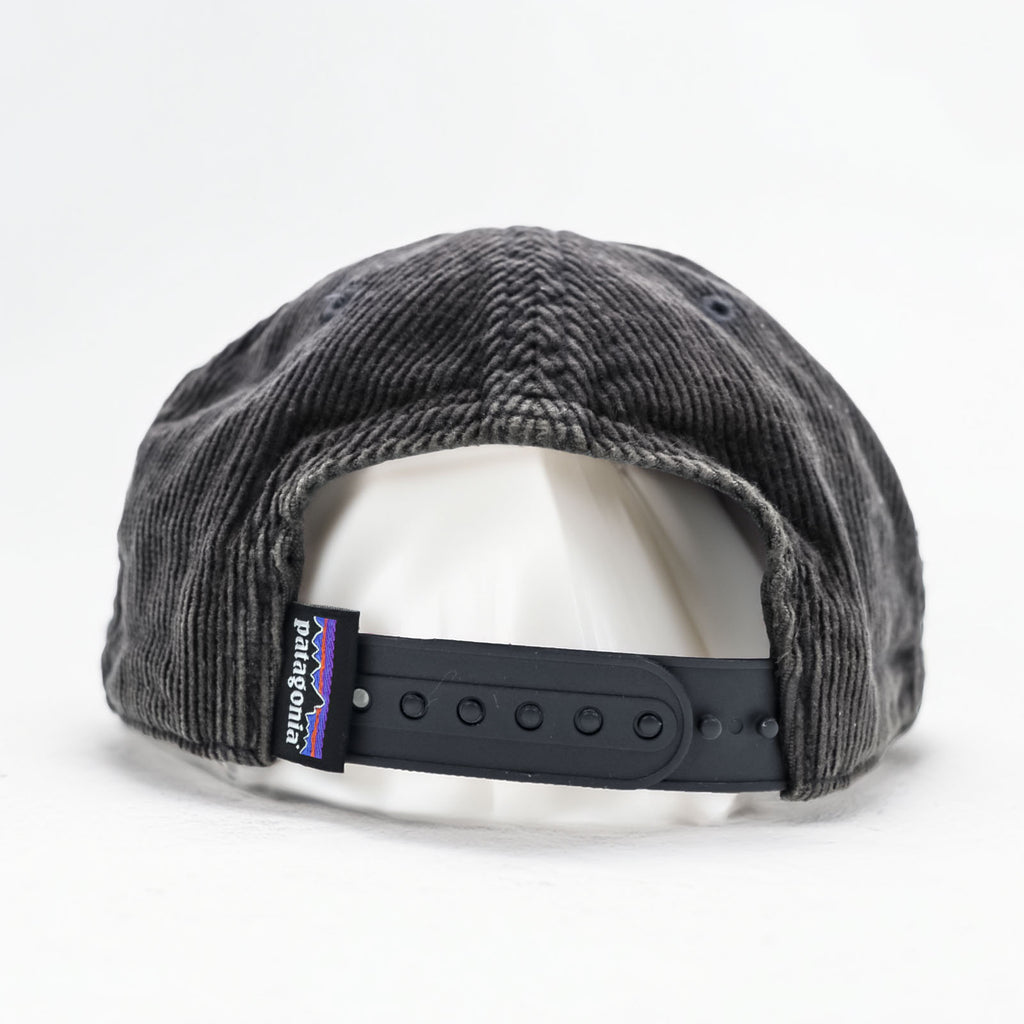Patagonia Corduroy Cap with One-Point Logo, Gray, Snapback, 33535