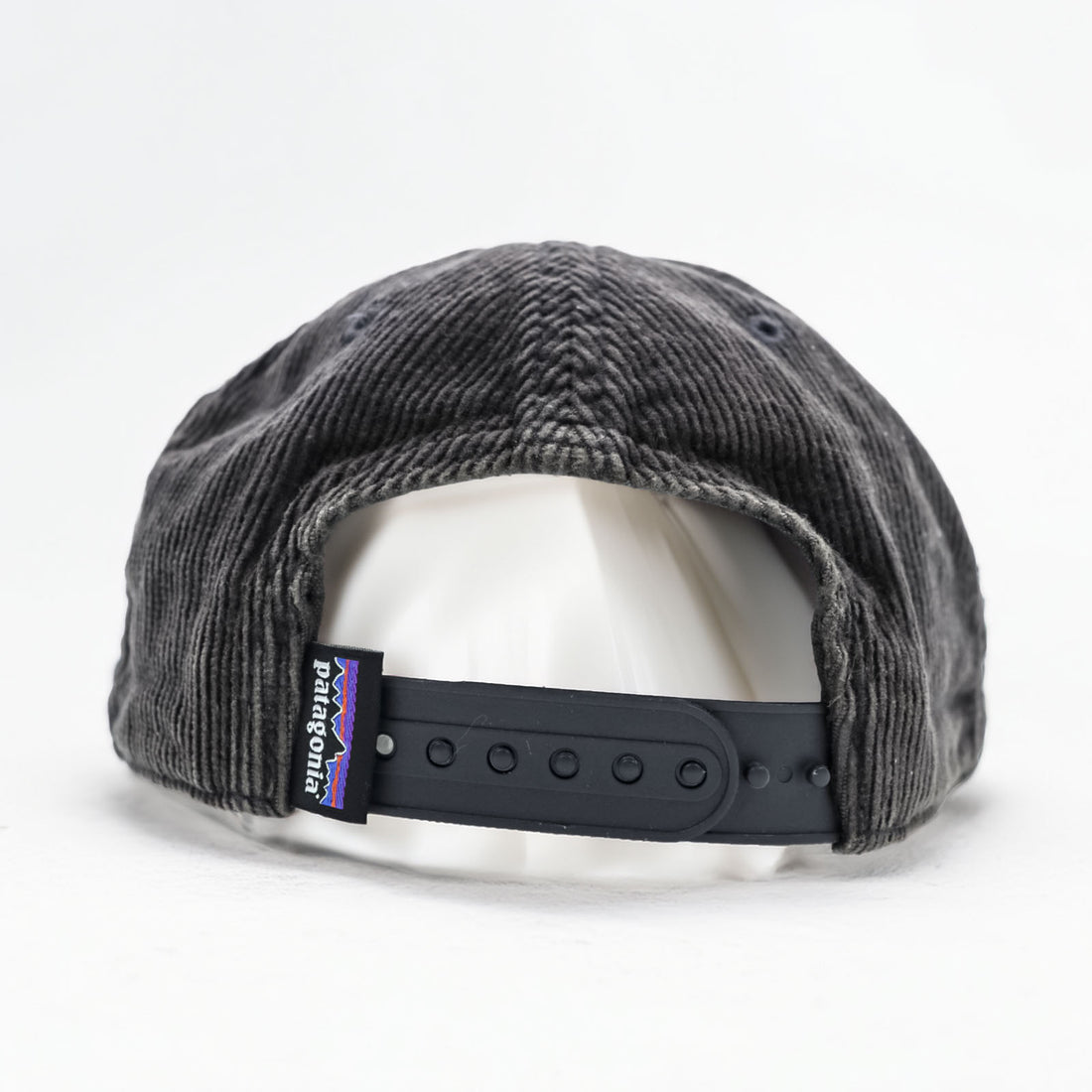 Patagonia Corduroy Cap with One-Point Logo, Gray, Snapback, 33535