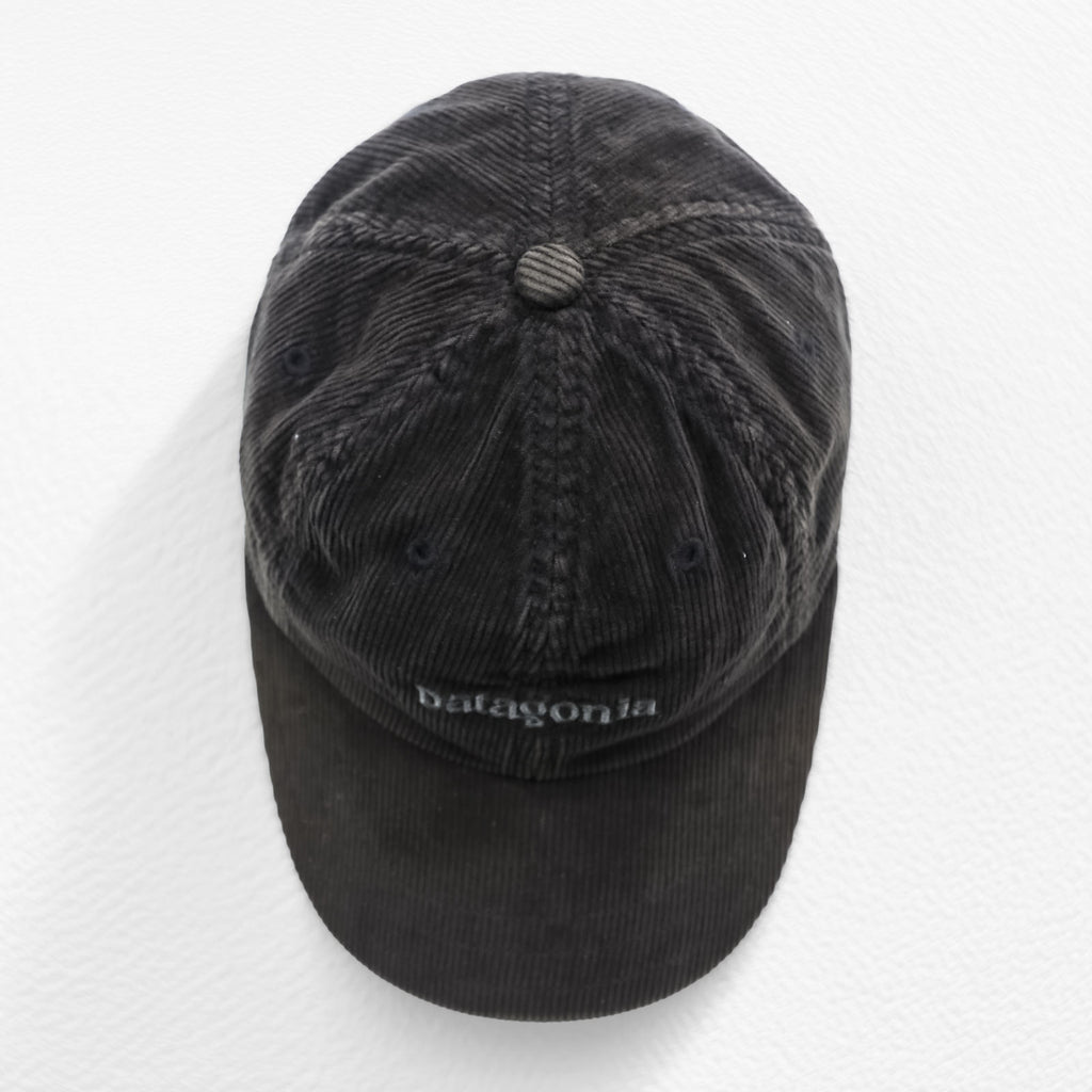 Patagonia Corduroy Cap with One-Point Logo, Gray, Snapback, 33535