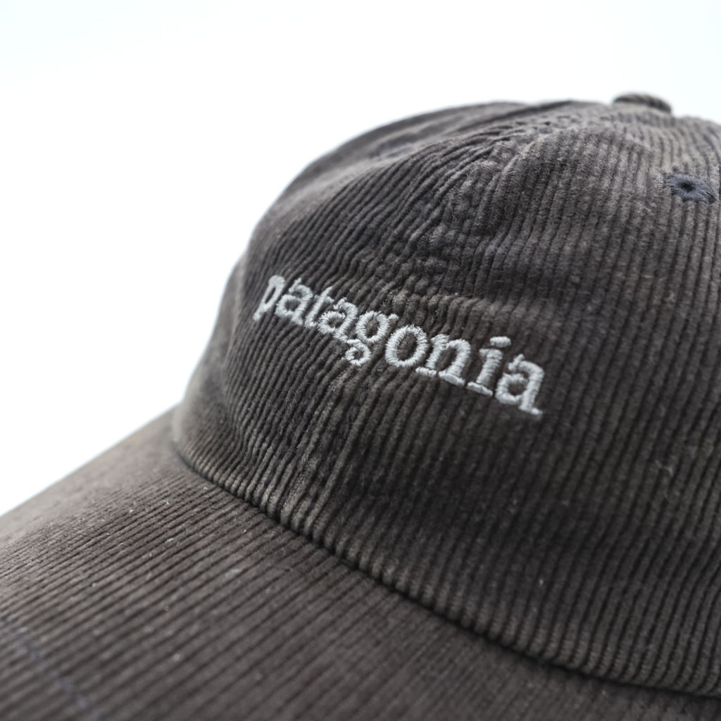 Patagonia Corduroy Cap with One-Point Logo, Gray, Snapback, 33535