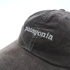 Patagonia Corduroy Cap with One-Point Logo, Gray, Snapback, 33535