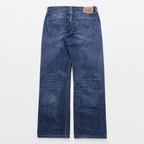Levi’s 501 Straight Leg Button Fly Denim Jeans W34 L34 Indigo Faded Whiskered