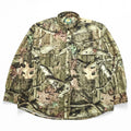 Cabela’s 90年代 リアルツリーカモ 長袖 シャツ ハンティングシャツ XL カーキ カモフラ 胸ポケット