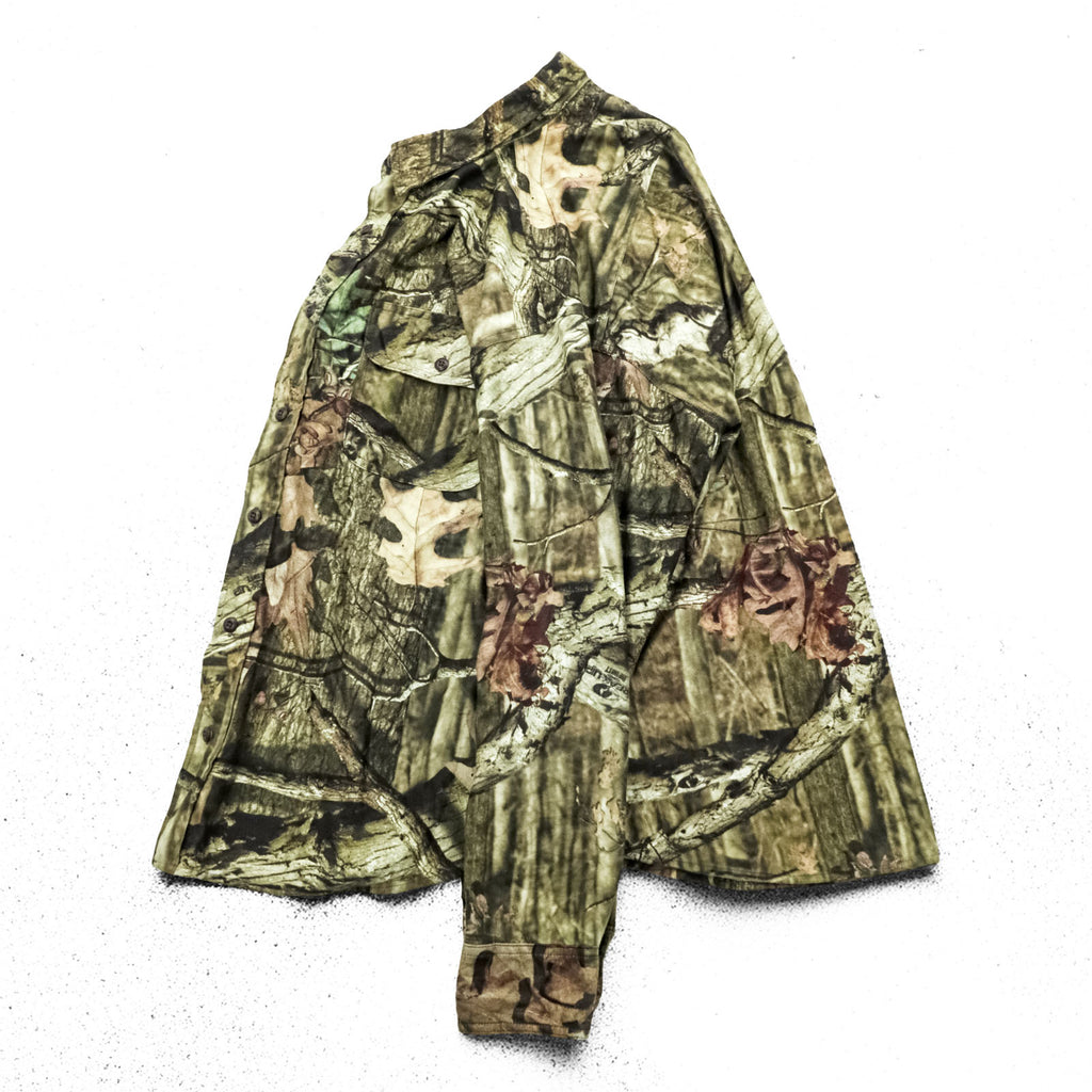 Cabela’s 90年代 リアルツリーカモ 長袖 シャツ ハンティングシャツ XL カーキ カモフラ 胸ポケット