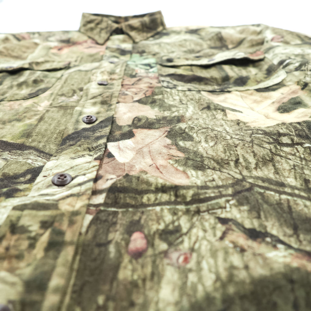 Cabela’s 90年代 リアルツリーカモ 長袖 シャツ ハンティングシャツ XL カーキ カモフラ 胸ポケット