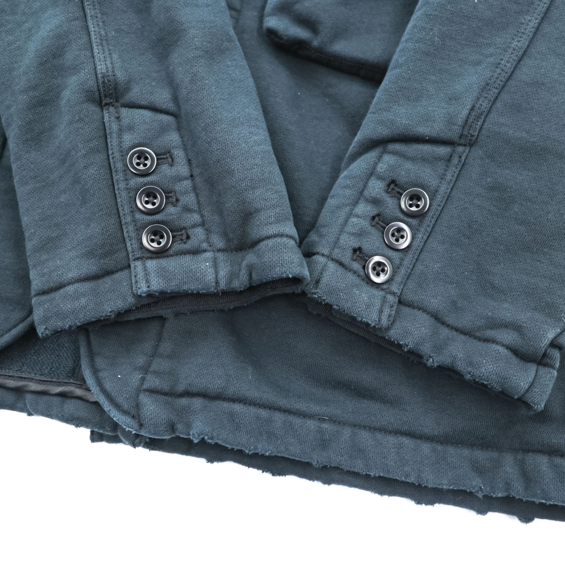 Polo Ralph Lauren 90s Emblem Embroidered Sweat Tailored Jacket Blazer XL Black Vintage-Processed Patch Velvet Collar