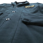 Polo Ralph Lauren 90s Emblem Embroidered Sweat Tailored Jacket Blazer XL Black Vintage-Processed Patch Velvet Collar