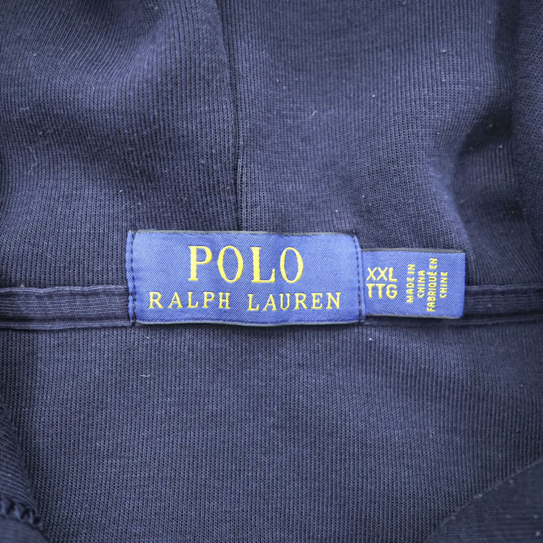 Polo Ralph Lauren ジップパーカー XL ネイビー フロントポケット スモールポニー 刺繍 ロゴ