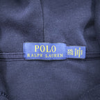 Polo Ralph Lauren ジップパーカー XL ネイビー フロントポケット スモールポニー 刺繍 ロゴ