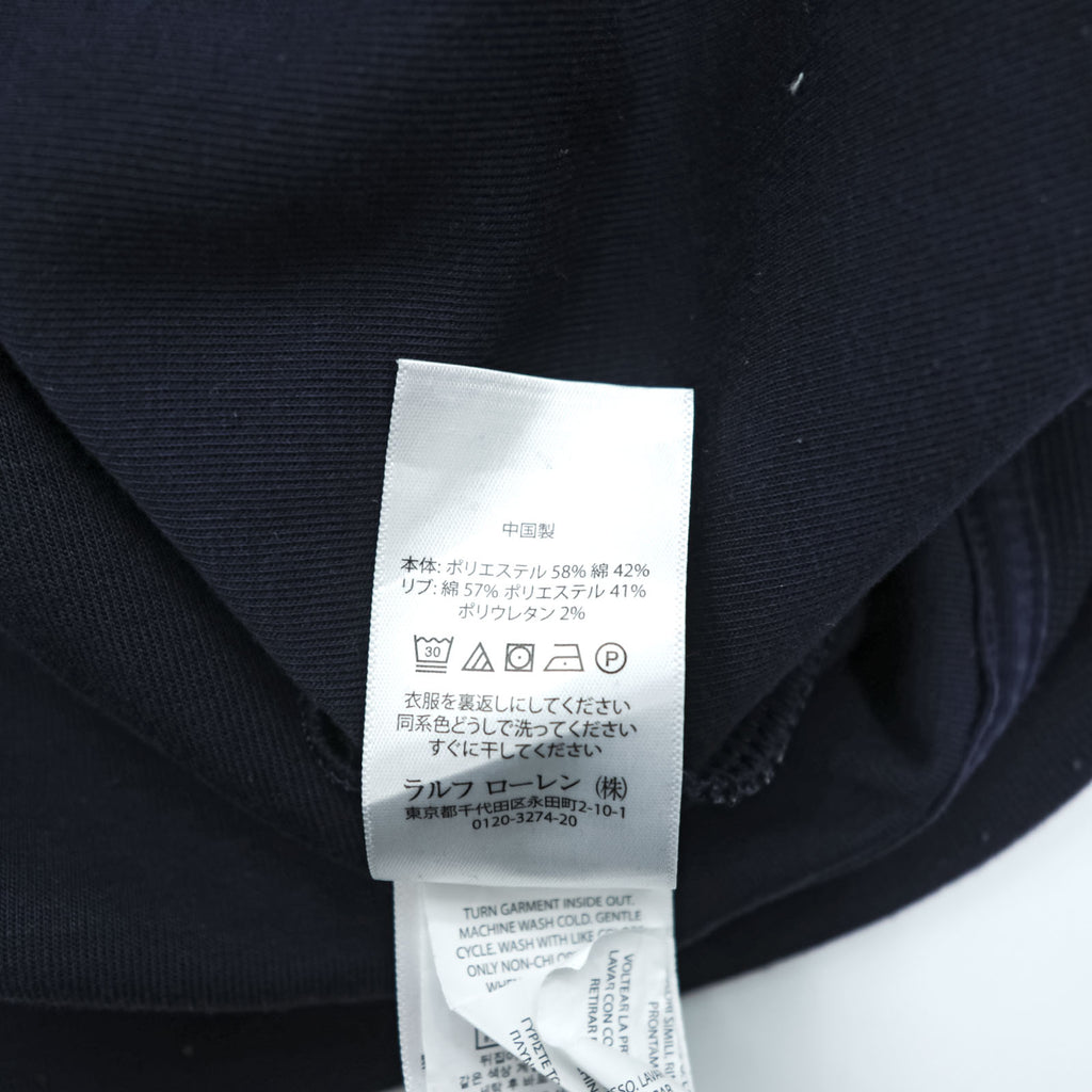 Polo Ralph Lauren ジップパーカー XL ネイビー フロントポケット スモールポニー 刺繍 ロゴ
