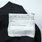 Ermenegildo Zegna 2-Pleat Wide Slacks Pants XL Black Wool