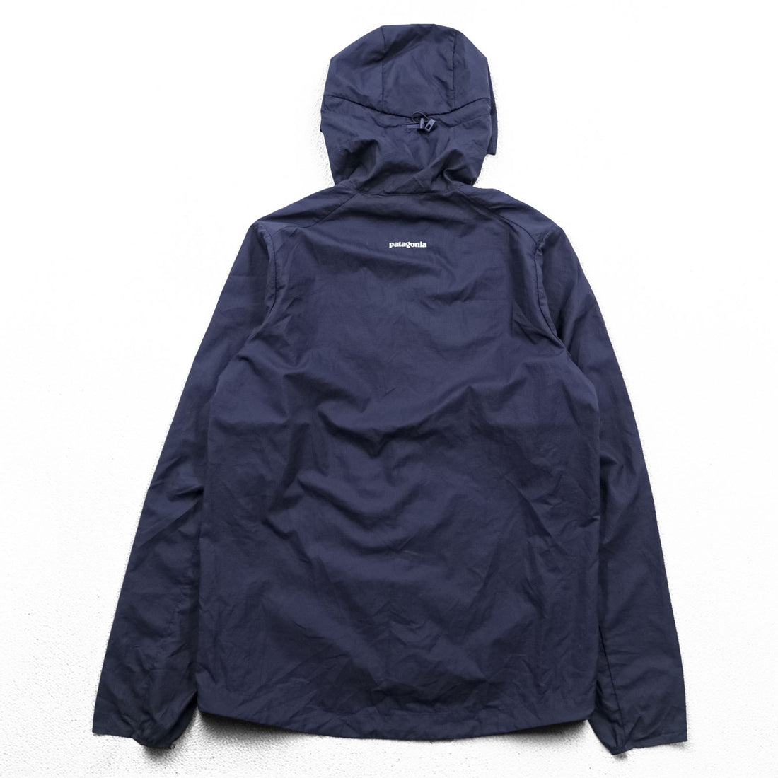 Patagonia フーディニジャケット マウンテンパーカー シェル レインジャケット S ネイビー リップストップ 24141