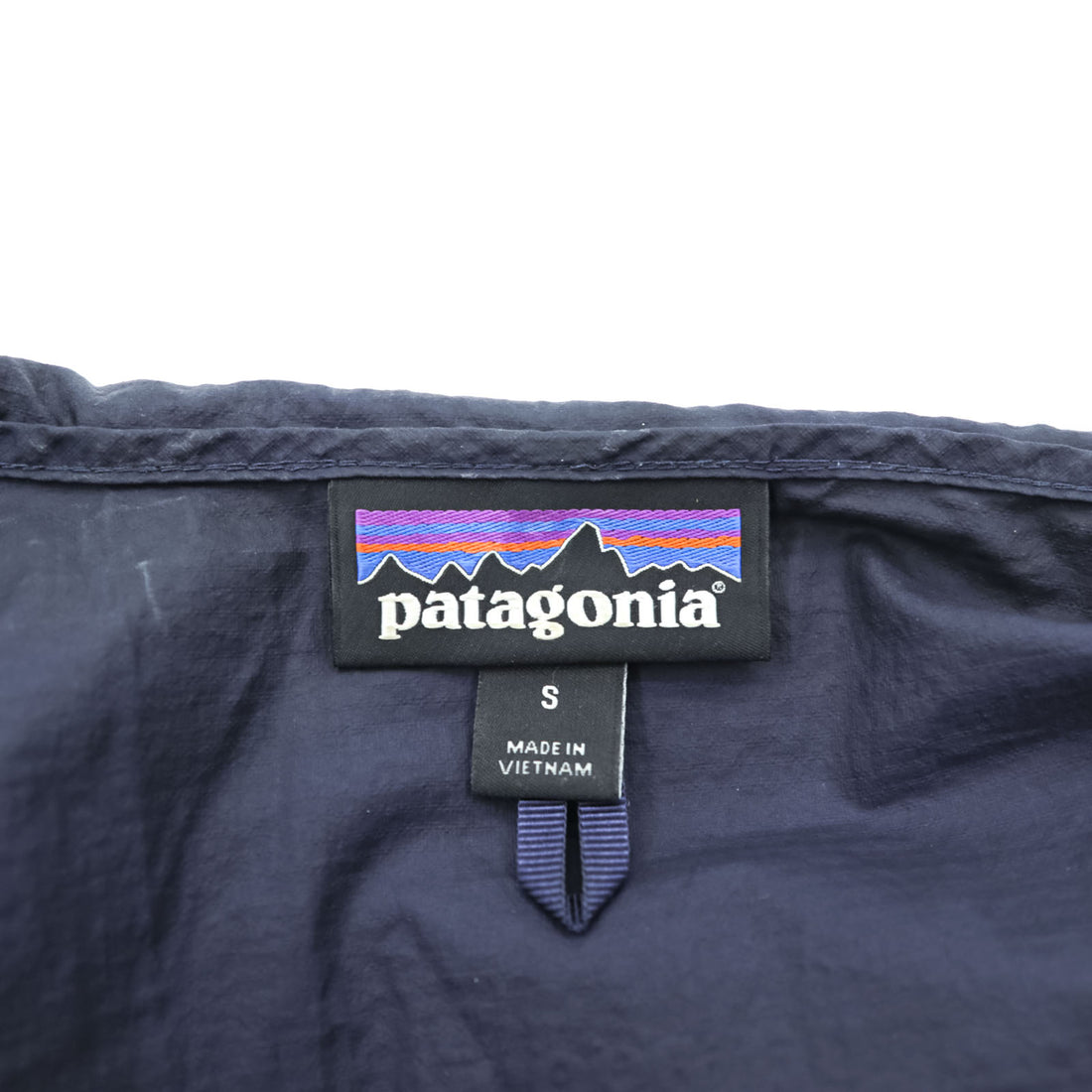 Patagonia フーディニジャケット マウンテンパーカー シェル レインジャケット S ネイビー リップストップ 24141