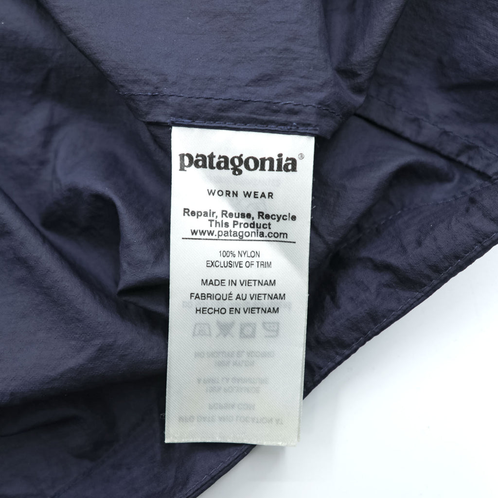 Patagonia フーディニジャケット マウンテンパーカー シェル レインジャケット S ネイビー リップストップ 24141