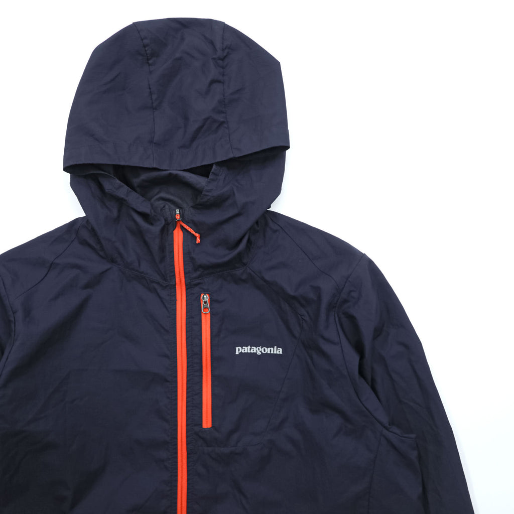 Patagonia フーディニジャケット マウンテンパーカー シェル レインジャケット S ネイビー リップストップ 24141