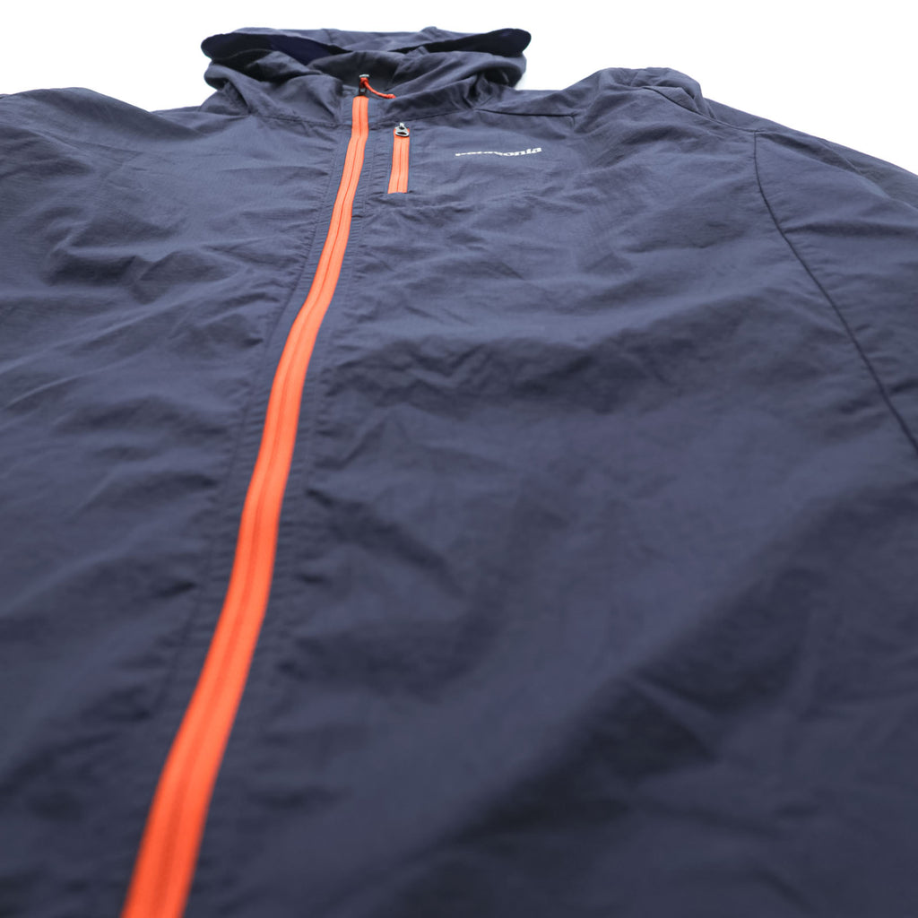 Patagonia フーディニジャケット マウンテンパーカー シェル レインジャケット S ネイビー リップストップ 24141