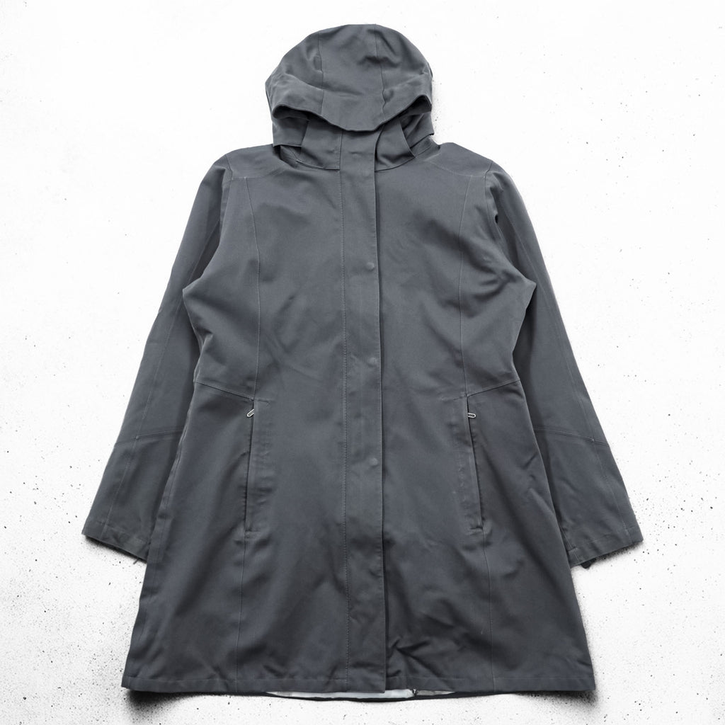 Patagonia TRES PARKA Coat, XL Gray, Stretch, Waterproof, Detachable Hoodie, 28405