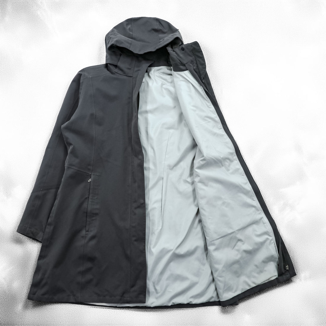 Patagonia TRES PARKA Coat, XL Gray, Stretch, Waterproof, Detachable Hoodie, 28405