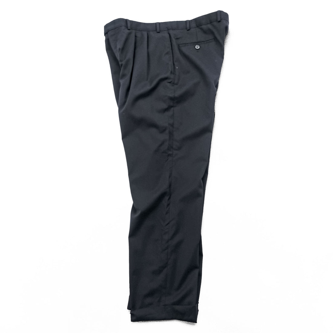 LAUREN RALPH LAUREN 90年代 2タック ワイド スラックス パンツ XL ブラック プリーツ TOTAL COMFORT
