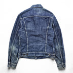 Levi's 70500-0401 ユーロリーバイス 00年代 デニム トラッカージャケット Gジャン L インディゴ フェード ハチノス クロアチア製