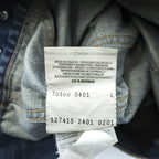 Levi's 70500-0401 ユーロリーバイス 00年代 デニム トラッカージャケット Gジャン L インディゴ フェード ハチノス クロアチア製