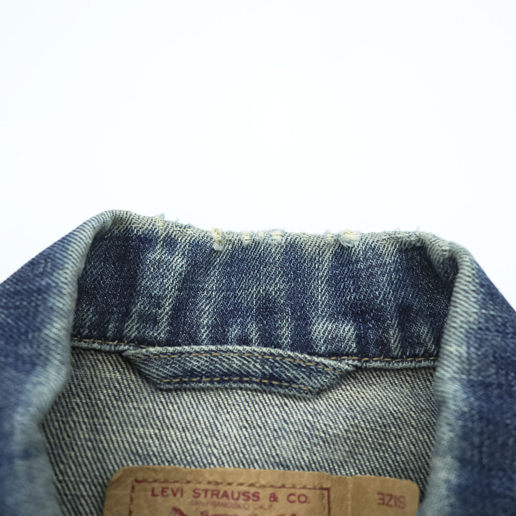 Levi's 70500-0401 ユーロリーバイス 00年代 デニム トラッカージャケット Gジャン L インディゴ フェード ハチノス クロアチア製
