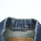 Levi's 70500-0401 ユーロリーバイス 00年代 デニム トラッカージャケット Gジャン L インディゴ フェード ハチノス クロアチア製