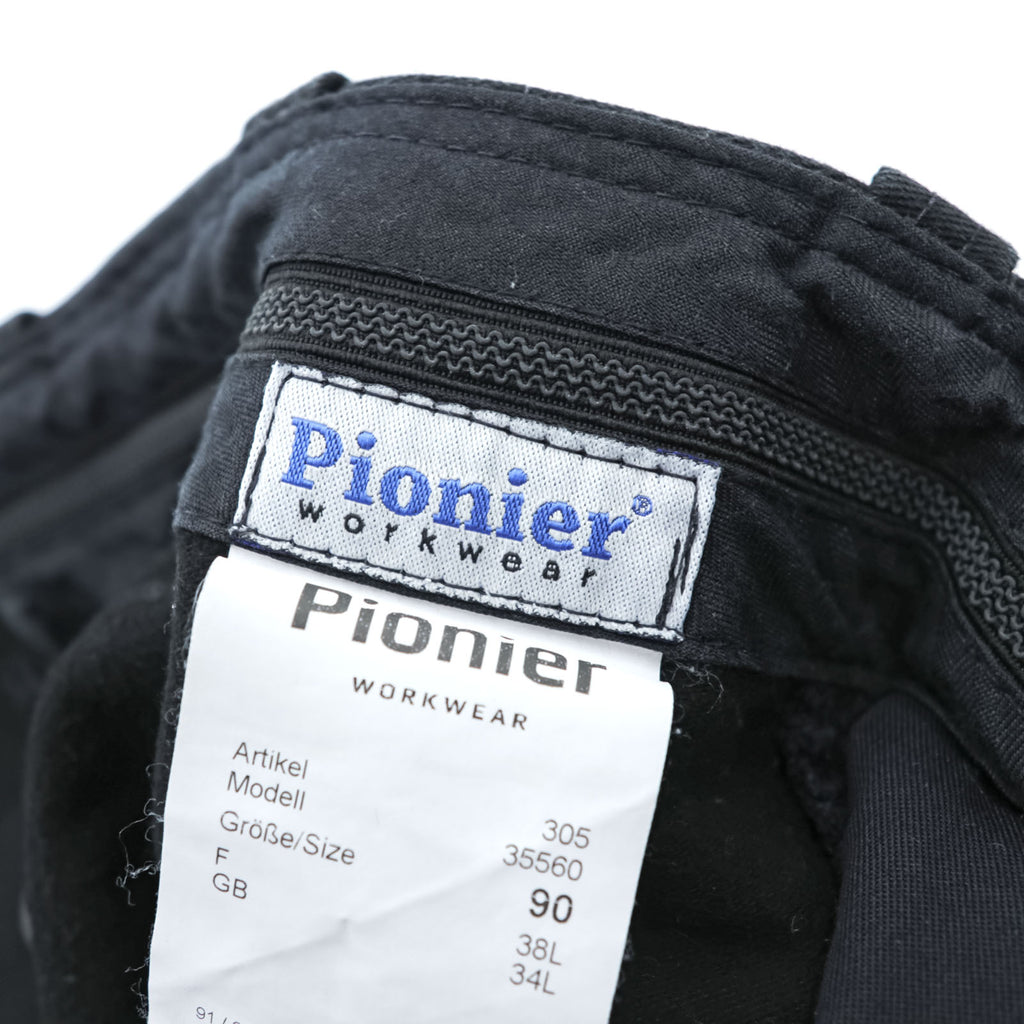 Pionier WORKWEAR Euro Work Double Knee Work Pants L Black Moleskin