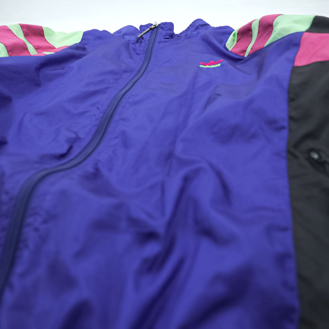adidas 90年代 ヴィンテージ トラックジャケット セットアップ ジャージ XL 銀タグ トレフォイルロゴ