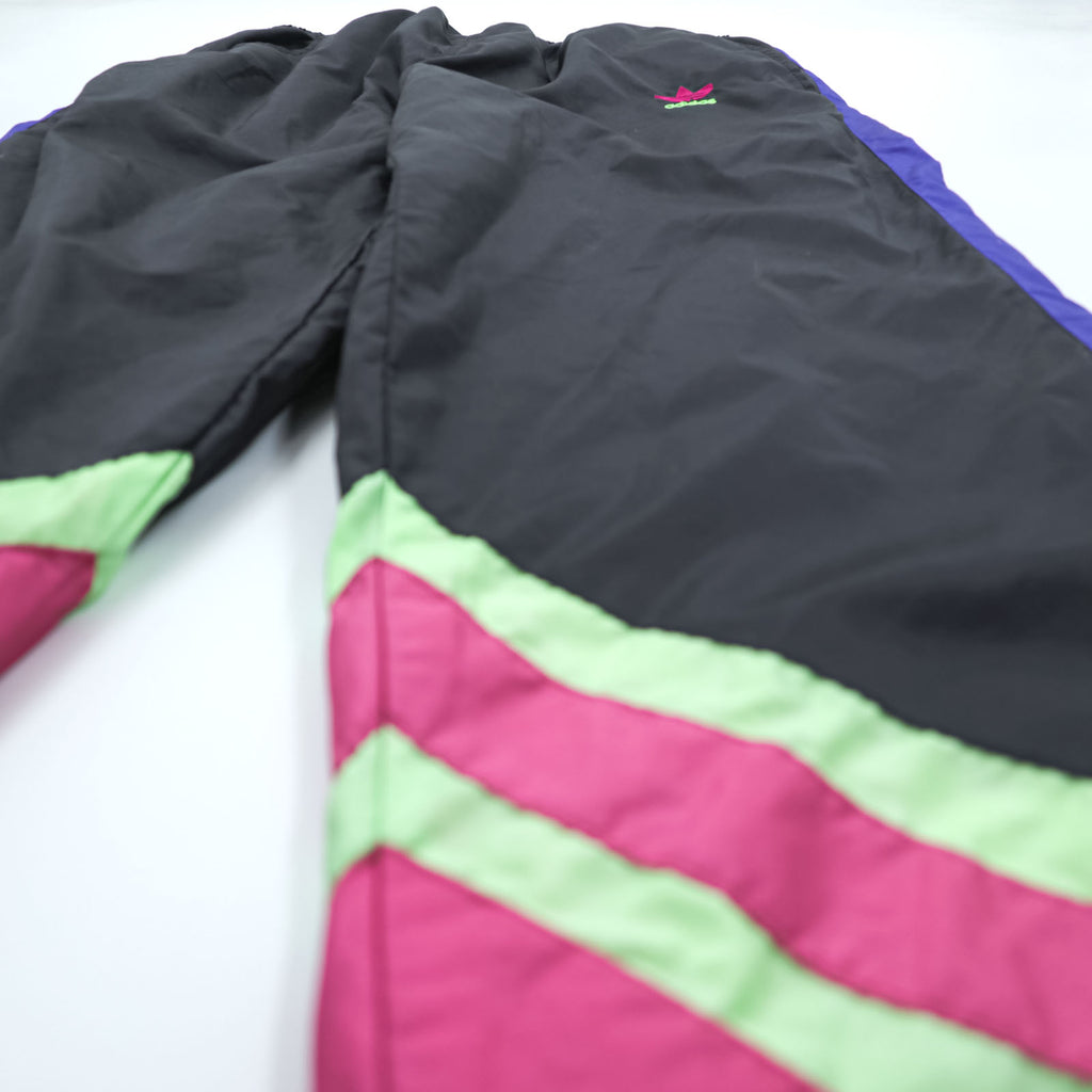 adidas 90年代 ヴィンテージ トラックジャケット セットアップ ジャージ XL 銀タグ トレフォイルロゴ