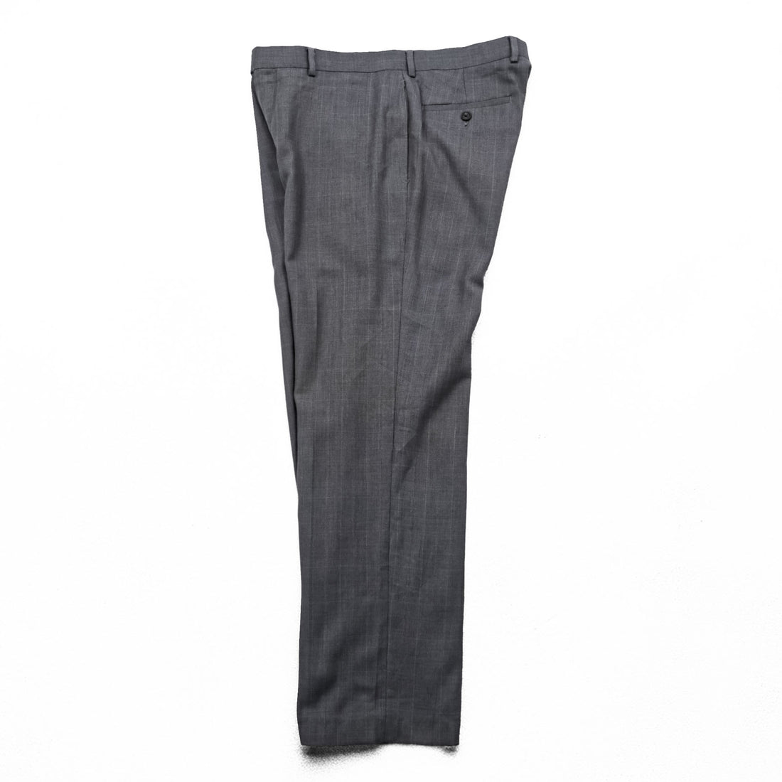 LAUREN RALPH LAUREN 90s Slacks Pants L Gray Check Rayon