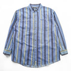 DOCKERS ( Levi's ) 90年代 ボタンダウン デニムシャツ L ブルー ストライプ 胸ポケット