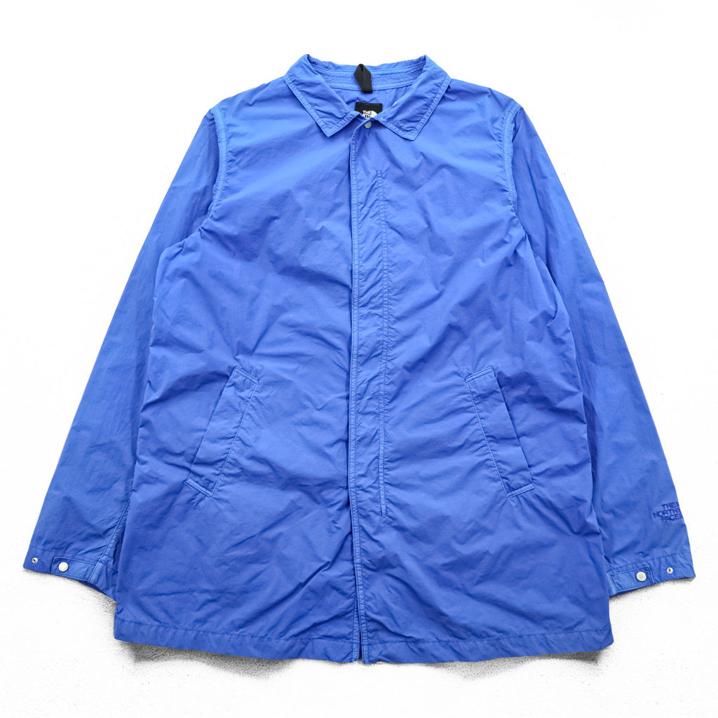 THE NORTH FACE Trekker Light Coat フーデッド コート レインジャケット L ブルー 防水 フード着脱 NP21417