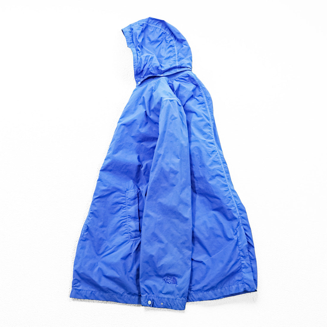 THE NORTH FACE Trekker Light Coat フーデッド コート レインジャケット L ブルー 防水 フード着脱 NP21417