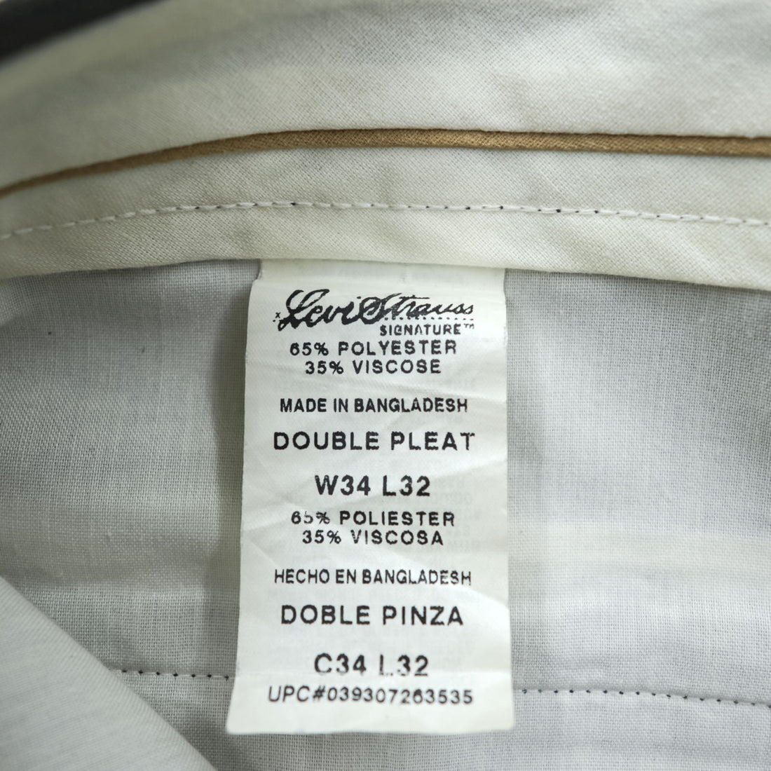 DOCKERS ( Levi's ) 00年代 CLASSIC FIT 2タック ワイド スラックス パンツ L グレー プリーツ KHAKIS