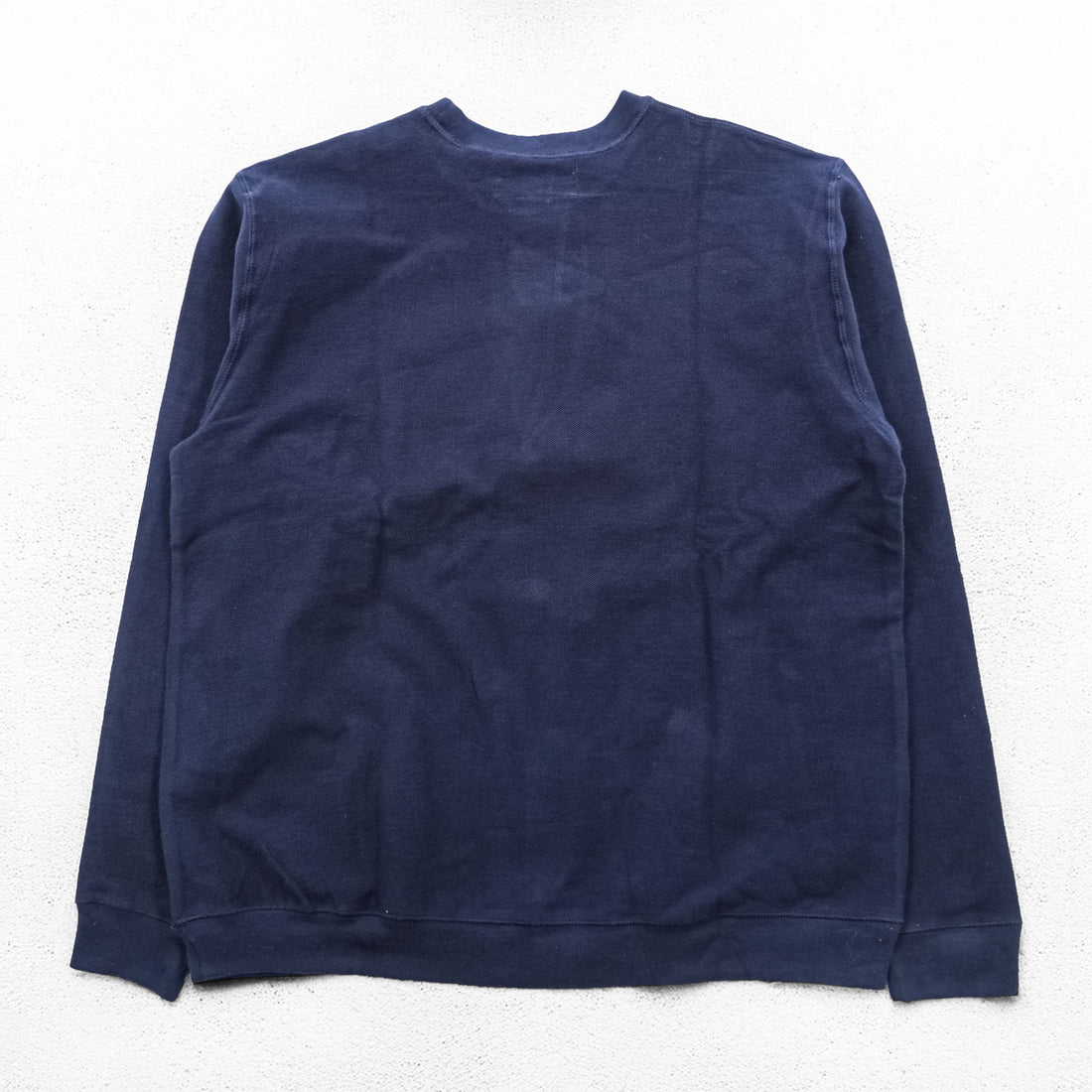 IVY CREW 前V ブランク スウェット トレーナー L ネイビー コットンニット 未使用品